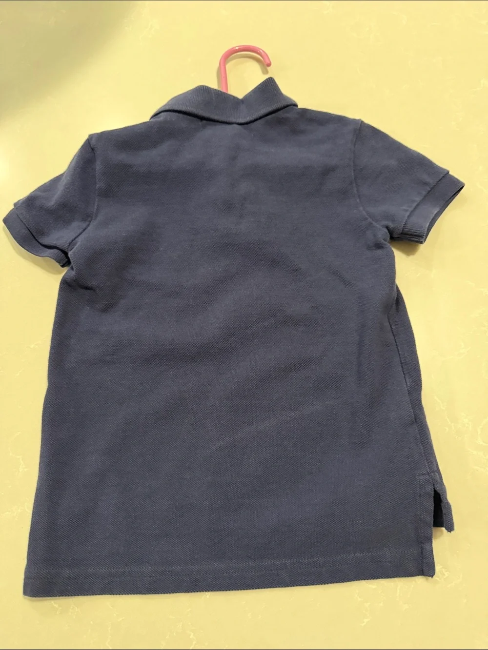 Ralph Lauren Boys Navy Polo with Red Pony